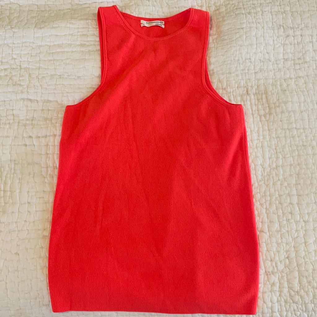 Anthropologie Pink Knit Tank